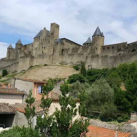 Montez Au Creneau, Face A La Cite Vue Sublime Carcassonne Exterior photo